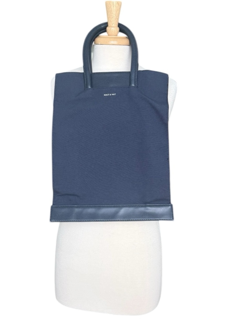 New Matt & Nat Sioui Navy Blue Minimalist Tote